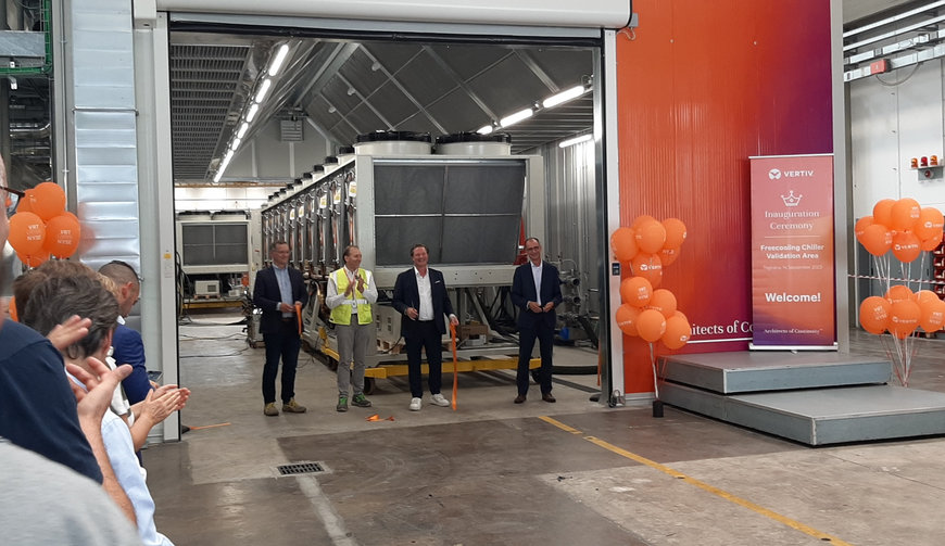 Vertiv aumenta su capacidad de fabricación de soluciones de agua fría